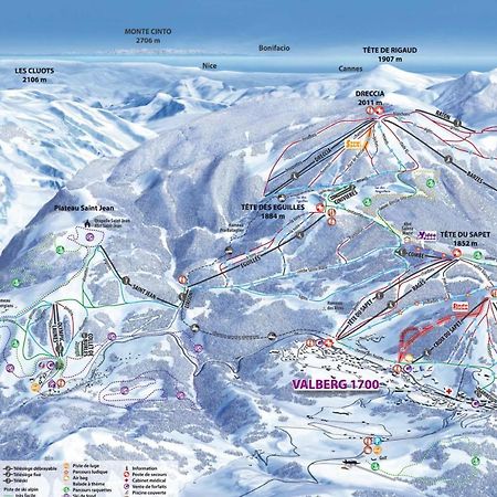 2 Room Apartment In The Center Close To The Slopes Valberg Esterno foto